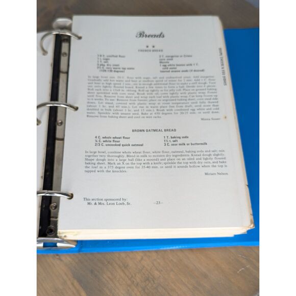 Vintage 1970s Church Cookbook The Legacy of Good Cooking Hard Binder Bound - Picture 8 of 11